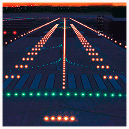 Iluminación de la pista de los aeropuertos